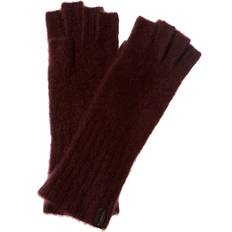 Red Gloves Vince Felt Long Cashmere-Blend Fingerless Gloves