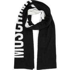 Moschino Kashmir Ullhalsduk För Män - Svart