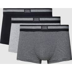 Jockey Boxershorts Unterhosen Jockey Pants, 3er-Pack, ohne Eingriff, für Herren, schwarz