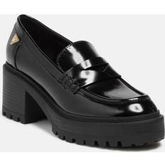 Guess Factory Lifts Block Heel Penny Loafers