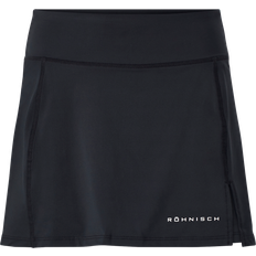 Röhnisch Nederdele Röhnisch Padelnederdel/tennisnederdel Court Jersey Skort Sort