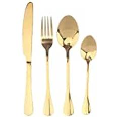 Dkd Home Decor Gold Cutlery Set of 16 Dele