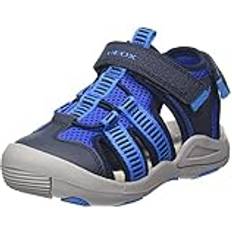 Leather Sandals Geox Jungen Jr Kyle Sandal,Navy Royal,35