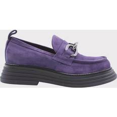 Dam - Lila Loafers Laura Bellariva Laura Bellariva, Skor, Dam, Lila, EU, Eleganta Majeur Loafers för Kvinnor
