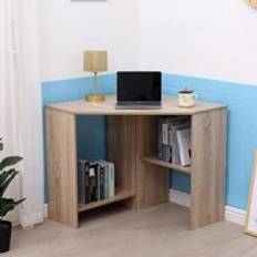 Yellow Writing Desks Home Source Wellington Compact Office Computer Corner with Writing Desk