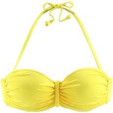 Yellow Bikini Tops Buffalo Bikinioberteil Gelb Unifarben für Damen