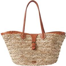 Zipper Beach Bags Sun 'N' Sand Straw Buckle Beach Tote