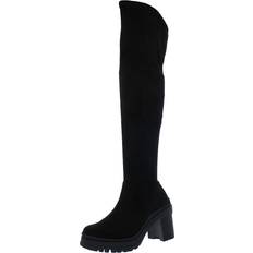 High Boots Bar III Womens Fernn Faux Leather Tall Over-The-Knee Boots