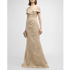 Oro - Uomo Vestiti Metallic Jacquard Off-the-Shoulder Gown