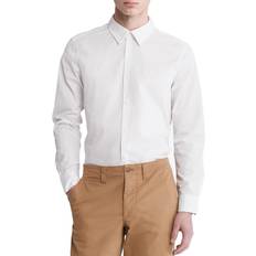 Calvin Klein Elastane/Lycra/Spandex Shirts Calvin Klein Mens Slim Fit Collar Button-Down Shirt