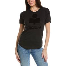 Hør T-shirts Isabel Marant Linned T-shirt - Sort