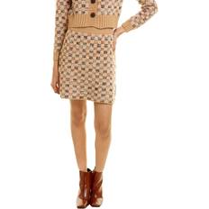 Cashmere Skirts Rebecca Taylor Wool & Cashmere-Blend Mini Skirt