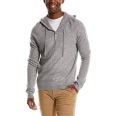 Cashmere - Hoodies Jumpers Cashmere Henley Hoodie