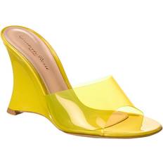 Gianvito Rossi PVC Wedge Sandal - Yellow