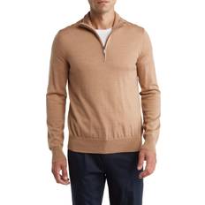 Truien Brooks Brothers Basic Merino Wool 1/2-Zip Sweater