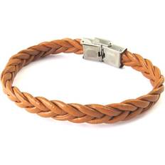 Metal - Unisex Bracelets Les Trésors de Lily Mixed Bracelet Peaceful Cognac Brown