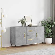 Sideboards på rea vidaXL Skänk Betonggrå 100x36x60 cm Konstruerat Trä Sideboard 100x60cm