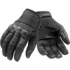 Onyx Summer Leather Gloves - Black