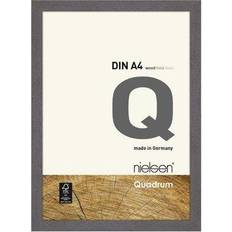 Grey Photo Frames Nielsen Quadrum A4 Picture With Protective Photo Frame