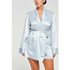 Silk Robes SKIMS Robe Blue Hotel Shine