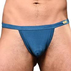 Andrew Christian Tøj Andrew Christian Almost Naked Bamboo Thong Blue * Kampagne *