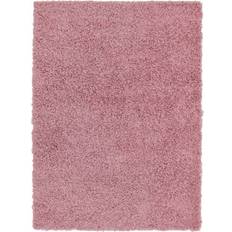 Kaleidoscope Shaggy Rug Blush Pink