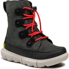 Sorel 37 Barnskor Sorel Vinterskor Youth Explorer Lace Wp NY4897-093 Jet/Black 0194895826477 1409.00