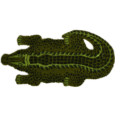 Doormat Coir Cocnut Fibre Crocodile Shape Medium