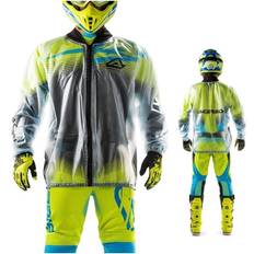 Transparent Blousons de moto Acerbis Transparent 3.0 Veste De Pluie - Blanc