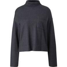 s.Oliver Sales GmbH & Co. KG/Damtröja med ståkrage sweatshirt med ståkrage, GRÅ