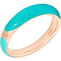 Enamel Rings Dodo Gold Plated Silver Enamel Rondelle Ring