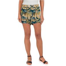 Natural - Women Shorts Natural Reflections Natural Reflections Lightweight Tropical Print Shorts for Ladies Multi