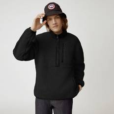 Canada Goose Uomo Top Canada Goose Maglione Renfrew in Kind High Pile Fleece Pullover - Black