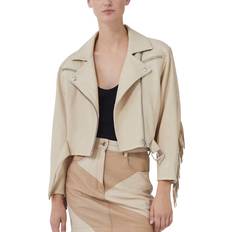 Beige - Leather Jacket Jackets IRO Marom Leather Jacket