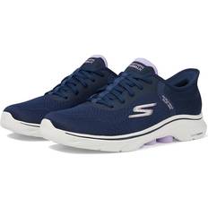 Woman Walking Shoes sale Skechers Women's Go Walk 7 Valin - Navy/Lavender