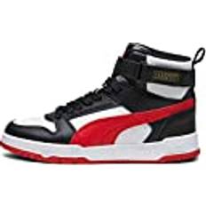 Puma RBD Game JR Sneaker, White-for All TIME RED Black-Gold