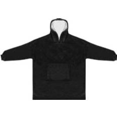 Snuggie Oversized Filt Hoodie Svart Färg: Svart