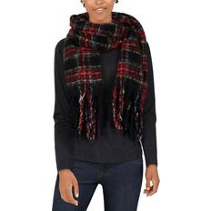 Natural Scarfs Natural Reflections Natural Reflections Fun Fringe Scarf for Ladies Holly Plaid Multi OSFM