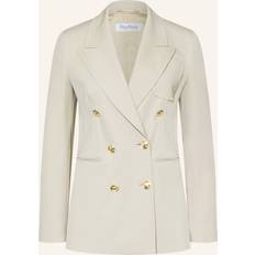 Max Mara Kavajer Max Mara Reale Wool Gabardine Blazer - Beige