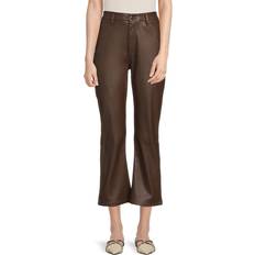 Polyurethaan - Vrouw Spijkerbroeken Chocolate Crop Bootcut Jean