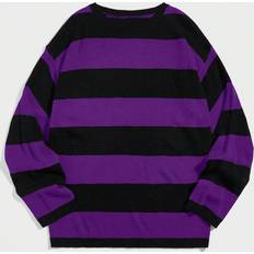 Men - Stripes Jumpers Shein Men'S Color Block Striped Sweater