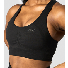 Svarta - Yoga Underkläder ICANIWILL Rush Seamless Sports Bra - Black
