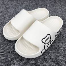 Herr - Vita Innetofflor Shein Men's Anti-slip Comfortable Eva Casual Indoor Slippers