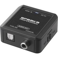 SpeaKa Professional audio adapterkabel [hdmi koaxial, toslink]