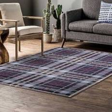 Checkered Carpets 2'6''x5'0'' Tartan Check Blue