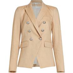 Lino - Mujer Blazers Veronica Beard Chaqueta Miller Beige Talla 4