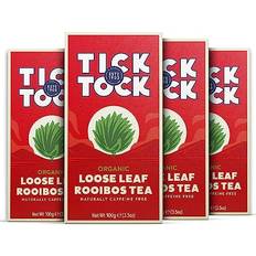 Tick Tock Organic Rooibos Loose Leaf Tea, Caffeine-Free Sweet