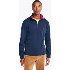Nautica Men Jumpers Nautica Mens Quarter-Zip Sweatshirt