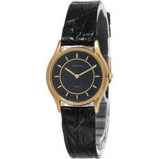 Seiko Lassale Black Dial LTHR Strap Women's Watch CZK058 25 mm