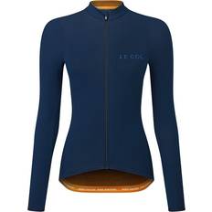 Le Col Categorie Long Sleeve Jersey Top - Navy/Saffron